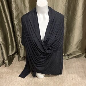 Caslon Charcoal Knit Top